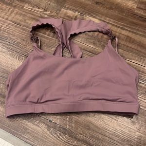Sweat and milk nursing sports bra